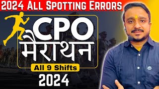 SSC CPO 2024 MARATHON  2024 All Spotting Errors  ENGLISH GURU  DEEPAK GOYAL SIR [upl. by Asilenna639]