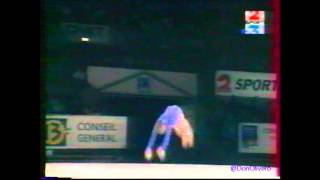 Elena ZSHUYKOVA UKR floor  1997 Massilia Gym Cup EF [upl. by Udall288]