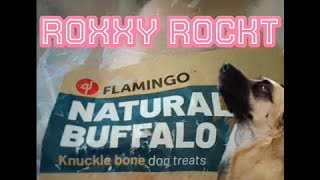 Natural Buffalo Knuckle bone Dog treats Hunde Kauknochen [upl. by Stillas721]