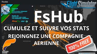 FS 2020 COMPAGNIE VIRTUELLE  FSHUB et LRM CLIENT TUTO FR [upl. by Aihsakal]