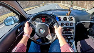 2005 Alfa Romeo 159 19 JTS 160HP 0100 POV Test Drive 1609 Joe Black [upl. by Czarra]