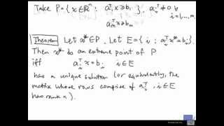 Convex sets  Extreme points of polyhedra [upl. by Peters]