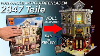 Schön schöner Funwhole Antique Store BAUVLOG amp REVIEW  Modular Building mit LED F9033 [upl. by Ydur]