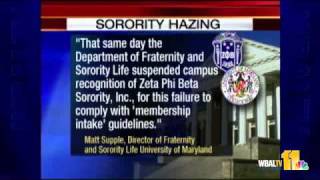 Sorority Members Charged With Hazing [upl. by Alliuqaj]