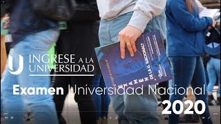 Examen Universidad Nacional ingreso 2020 [upl. by Nolak]