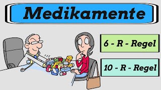 Die 6RRegel amp 10RRegel  sichere Medikamentenvergabe in der Pflege [upl. by Stevens]