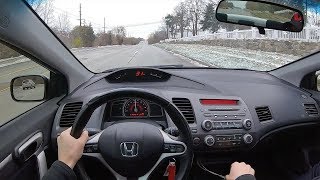 2008 Honda Civic Si with 214000 miles  POV Review [upl. by Ramonda]