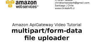 Amazon ApiGateway  Uploading Files Multipartformdata no audio [upl. by Elockin]