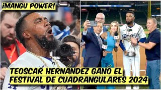 CELEBRA REPÚBLICA DOMINICANA Teoscar Hernández gana y es EL REY del Home Run Derby  ESPN Béisbol [upl. by Gurias123]