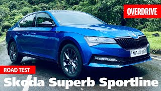 2020 Skoda Superb Sportline  Road Test  OVERDRIVE [upl. by Sunshine571]