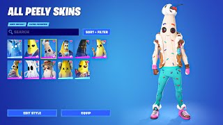 All Peely Skins in Fortnite 2019  2023 [upl. by Adelaide]