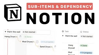 New Notion Update Subtasks and Dependencies in Notion [upl. by Griz835]