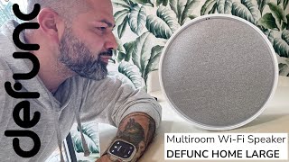 DEFUNC HOME Large  The Best Stream Music with Multiroom WiFi Speaker  Powerful Sound [upl. by Newlin]