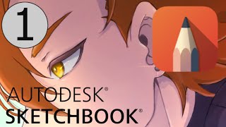 Autodesk Sketchbook For Beginners Tutorial Part 1SketchingThe Predictive Stroke Tool [upl. by Ahsenav]