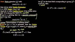 Galois Extension and Group [upl. by Filomena]