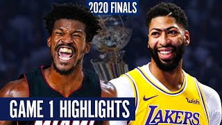 HEAT vs LAKERS GAME 1  Full Highlights  2020 NBA Finals [upl. by Natsirk]