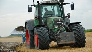 Ploegen Onland Ploughing Pflügen FENDT 820 Vario  Lemken Juwel 8 onland plough  Vrolijk Landouw [upl. by Drofiar]