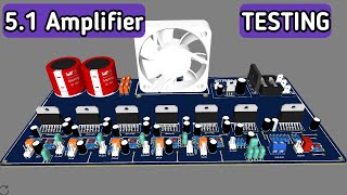 Best 51 Channel Amplifier Board For Home Theater Testing  7x TDA7294  IndianXtremeAudio [upl. by Odysseus]