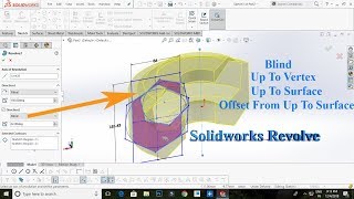 SolidWorks Features Revolve Command  Tamil [upl. by Azeret]