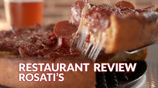 Restaurant Review  Rosatis Pizza and Sports Pub  Atlanta Eats [upl. by Harms340]