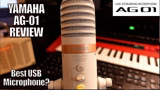 Yamaha AG01  Best USB Mic for LiveStreaming [upl. by Whetstone]