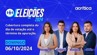 COBERTURA ESPECIAL ELEIÇÕES 2024  A CRÍTICA  1º TURNO [upl. by Ibed]