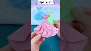 Paper craft idea👗💞shorts craft [upl. by Laith]