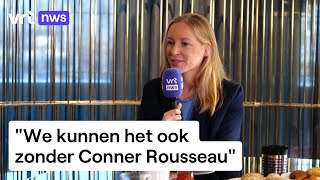 Voorzitter Melissa Depraetere vóór verkiezingscongres quotVooruit kan zonder Conner Rousseauquot [upl. by Lawrence]