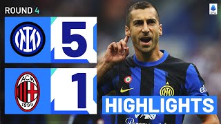 InterMilan 51  Inter claim city bragging rights Goals amp Highlights  Serie A 202324 [upl. by Palocz]