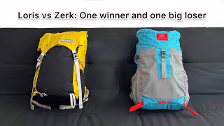 Gossamer Gear Loris vs Mountainsmith Zerk 25 [upl. by Assirac]