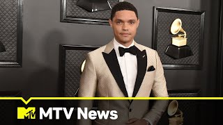 Trevor Noah On Kanye West Grammys quotBanquot  MTV News [upl. by Nebeur]