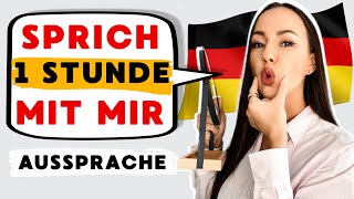 🗣️Sprich mit mir 1 Stunde Deutsch lernen verbessere deine Aussprache und deinen Wortschatz [upl. by Dyche633]