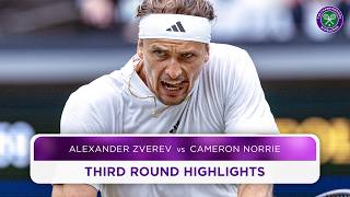 An incredible ending  Alexander Zverev vs Cameron Norrie  Highlights  Wimbledon 2024 [upl. by Elspeth854]