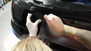 Vinyl wrap tips and tricks How to do inlays using a template and knifeless tape By ckwraps [upl. by Devora]