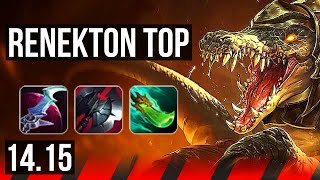 RENEKTON vs DARIUS TOP  9110 6 solo kills Legendary  NA Master  1415 [upl. by Eerehc]