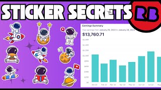 The Secret To Money Making Stickers On Redbubble [upl. by Leunam311]