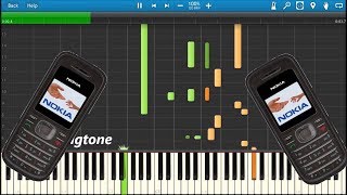 NOKIA 1208 RINGTONES IN SYNTHESIA [upl. by Ayrb]