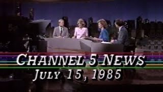 WMAQ Channel 5  News at 10pm Complete Broadcast 7151985 📺 [upl. by Risteau526]