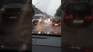 HEFTIGE UNWETTER Wassermassen zerstören Teile von Deutschland  WELT shorts [upl. by Dovev]