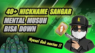 NAMA FF KEREN‼️Nickname FreeFire Gak Pasaran‼️Nama buat Player PepengShot  FREE FIRE BATTLEGROUNDS [upl. by Hagai408]