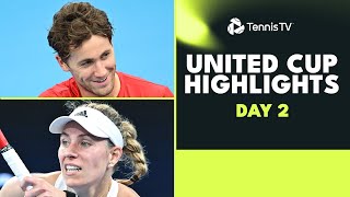 Ruud vs Griekspoor Sonego v Zverev Kerbers Return and Swiatek  United Cup 2024 Day 2 Highlights [upl. by Raoul]