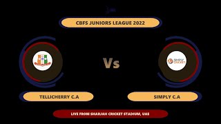 Sharjah CBFS Juniors League 2022  Under 12 [upl. by Elime220]