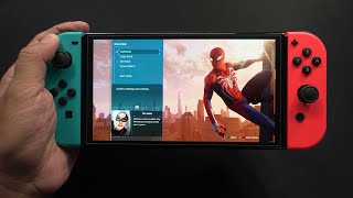 Spider Man On Nintendo Switch OLED [upl. by Cassidy469]