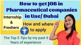 Get jobs in Pharmaceutical companies in Dubai  How to apply Gulf countries pharmaceutical Jobs [upl. by Bern]