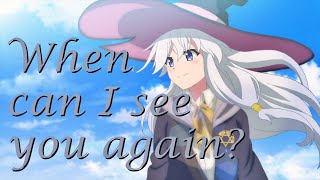 Majo no Tabitabi  AMV  When can I see you again [upl. by Anerol302]