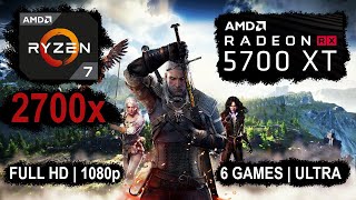 Ryzen 7 2700x  RX 5700 XT Full HD 1080p  MAX SETTINGS  Тест 6 игр [upl. by Aket661]