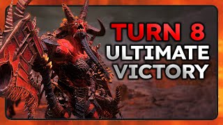 Skarbrand Turn 8 Ultimate Victory NO EXPLOITS  Total war Warhammer 3 [upl. by Zerat591]