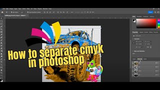 CMYK Color Separation  Photoshop  Separate colors [upl. by Leslee]