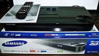 Samsung BDF5900 Bluray Player SetbyStep Setup [upl. by Adnolay]