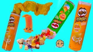 Pringles Surprise Shopkins Real Littles Grocery Blind Bags Video [upl. by Enitsuj821]